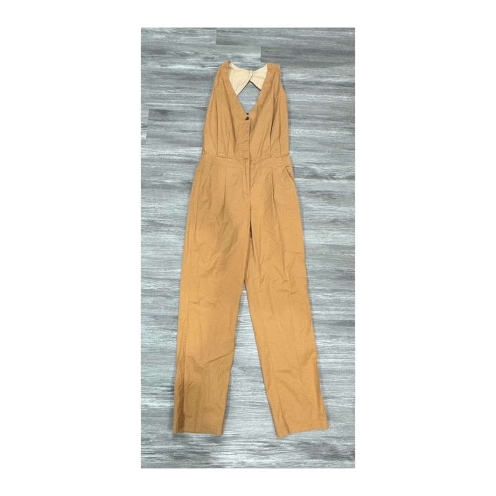 PIAZZA SEMPIONE TAN JUMPSUIT OPEN BACK